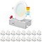 Luxrite 4 Inch Ultra Thin LED Recessed Downlights 5 CCT Selectable 2700K-5000K 10.5W 750LM Dimmable 16-Pack LR23731-16PK - alternate 1